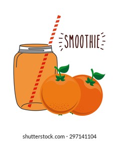 smoothie fruit design, vector illustration eps10 graphic 