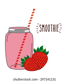 smoothie fruit design, vector illustration eps10 graphic 