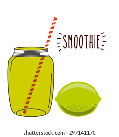 smoothie fruit design, vector illustration eps10 graphic 