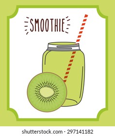 smoothie fruit design, vector illustration eps10 graphic 