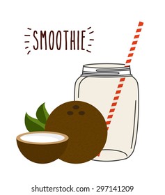 smoothie fruit design, vector illustration eps10 graphic 