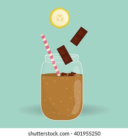 Smoothie icon design , vector illustration