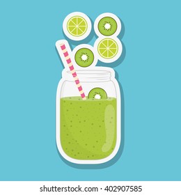 Smoothie icon design , vector illustration