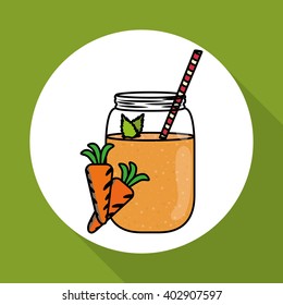 Smoothie icon design , vector illustration