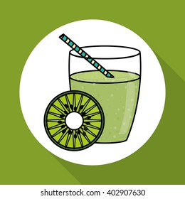 Smoothie icon design , vector illustration