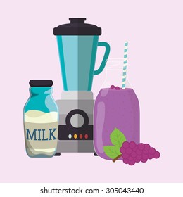 Smoothie icon digital design, vector illustration 10 eps graphic