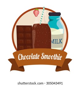Smoothie icon digital design, vector illustration 10 eps graphic