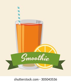 Smoothie icon digital design, vector illustration 10 eps graphic