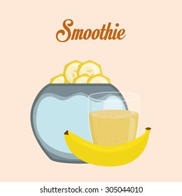 Smoothie icon digital design, vector illustration 10 eps graphic
