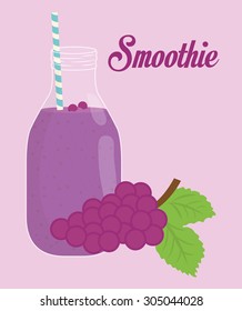 Smoothie icon digital design, vector illustration 10 eps graphic