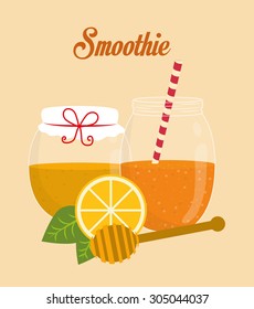 Smoothie icon digital design, vector illustration 10 eps graphic