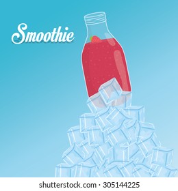 Smoothie icon digital design, vector illustration 10 eps graphic