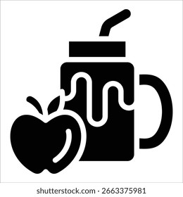 Smoothie Icon Element für Design