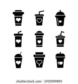 smoothie icon or logo isolated sign symbol vector illustration - Collection of high quality black style vector icons
