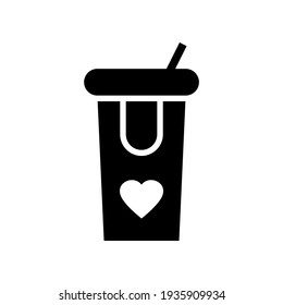 smoothie icon or logo isolated sign symbol vector illustration - high quality black style vector icons

