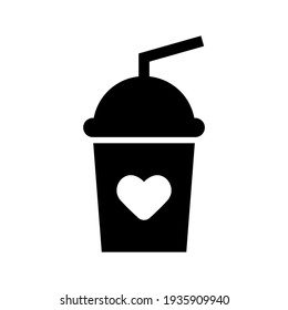 smoothie icon or logo isolated sign symbol vector illustration - high quality black style vector icons

