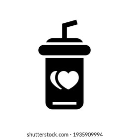 smoothie icon or logo isolated sign symbol vector illustration - high quality black style vector icons
