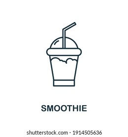 Smoothie icon. Simple element from drinks collection. Creative Smoothie icon for web design, templates, infographics and more