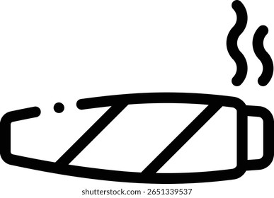icono de batido. Diseño De Estilo Lineal Delgado Aislado Sobre Fondo Blanco