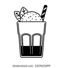 Icono Smoothie, Icono Negro verdadero
