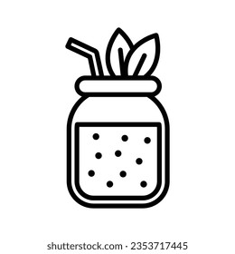 smoothie icon vector design template in white background