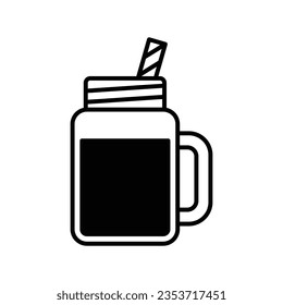 smoothie icon vector design template in white background