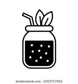 smoothie icon vector design template in white background