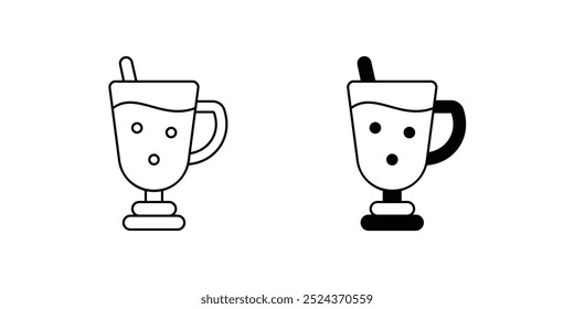smoothie icon with white background vector stock illustration