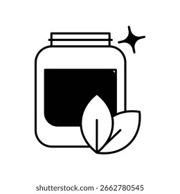 Smoothie icon with white background vector stock illustration