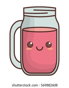 smoothie kawaii icon image vector illustration design 