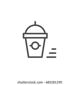 Smoothie line icon