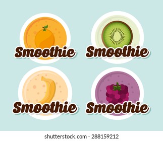 smoothie product design, vector illustration eps10 graphic 