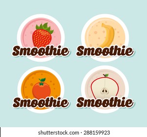 smoothie product design, vector illustration eps10 graphic 