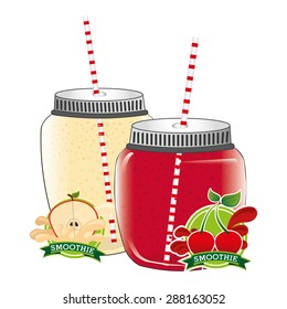 smoothie product design, vector illustration eps10 graphic 