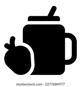 smoothie vector icon illustration asset