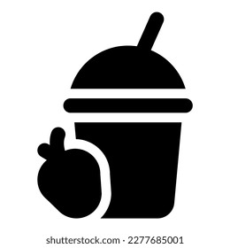 smoothie vector icon illustration asset