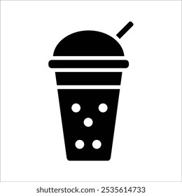 smoothie vector icon line template