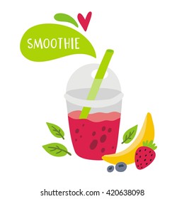 smoothie vector print