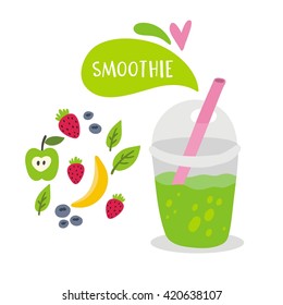 smoothie vector print