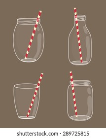 Smoothies digital design, vector illustration eps 10.