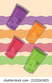 diseño de patrones de refrescos
