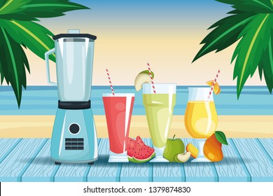 smoothies and mixer