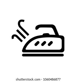 smoothing iron vector icon sign