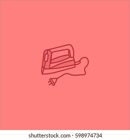 smoothing-iron icon