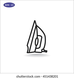  Smoothing-iron  Icon Vector.