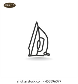  Smoothing-iron  Icon Vector.