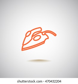  Smoothing-iron  Icon Vector.