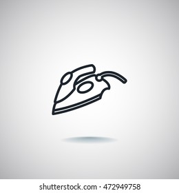  Smoothing-iron  Icon Vector.