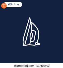  Smoothing-iron  Icon Vector.