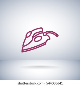  Smoothing-iron  Icon Vector.